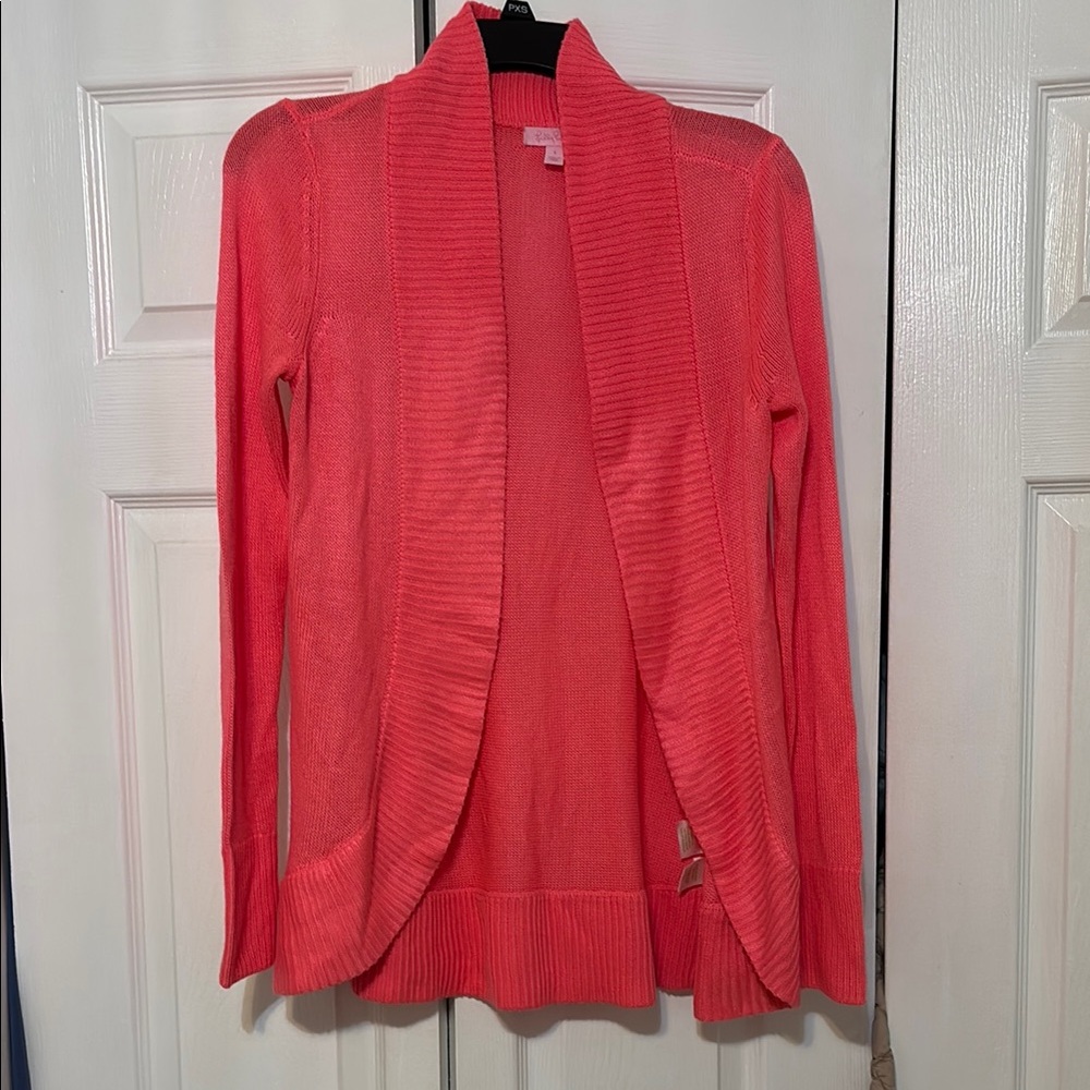 Lilly Pulitzer Women's Coral Cardigan Sweater